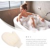 Guantes de Baño de Sisal Beige de Doble Cara para