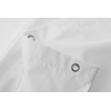 Croydex Professional Plain White Water-Resistant Textile Shower Curtain 1800 X
