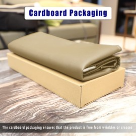 AmazeCov Non-Slip Headrest Cover for Recliner Chair and Sofa, Slipcover with Extra Wide Coverage, Furniture Protector, and Strong Adhesive Tapes Included - Fits Larger Chairs,Camel