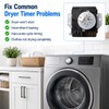 W10185976 WPW10185976 Dryer Timer Compatible with Whirlpool Kenmore Dryers