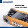 MichaelPro MP001007 Folding Hex Key Allen Wrench Set with SAE