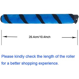 Amyehouse Brushroll & Hepa Foam Filters Compatible with Shark Rotator Duo Clean PowerFins LA500 LA500WM LA502 LA502NP UV850 Vacuum,Compares to Parts # 1483FC200 XHF320 & XFFK320