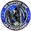 We Support Our Law Enforcement Thin Blue line American Flag