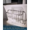 Consumest Sponge Holder for Kitchen Sink with Adhesive Hook &