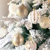 MORAINJAY 24 Pcs Gold Christmas Baubles, Christmas Tree Decorations