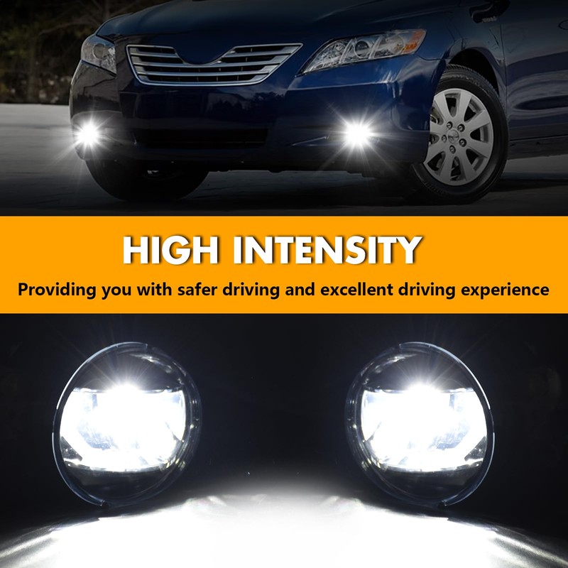 OKISWA LED Fog Lights For 2007 2008 2009 Toyota Camry,