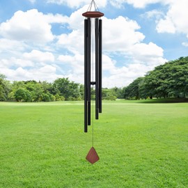 60" Extra Large Wind Chimes for Outside Deep Tone, Sympathy Memorial Wind Chimes for Loss of Loved One,Big Hexagonal Tuned Wooden Wind Chimes Outdoor Clearance for Garden,Yard,Patio and Lawn
