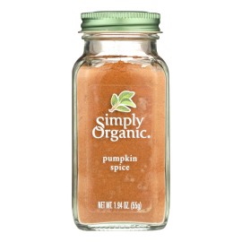 UD_Simply Organic 1.94 Oz. Pumpkin Spice Case of 6 Fried Fresh Halal Certified Chicken Taste Kosher Certified in Bag Packaging