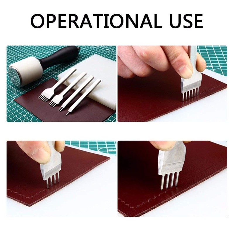 Leather Craft Tools Multi - Prong Punch 4 - Tool