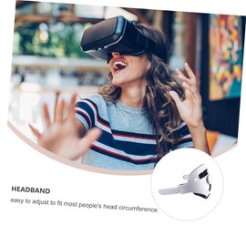 Angoily Adjustable Comfortable Strap for Vr Headset Enhanced Support Cushion Easy Install Detach Ergonomic Design for Comfort for Gaming Viewing