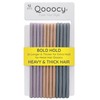 Qooocy Corbatas para el pelo, morado ahumado