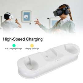 Charging Dock for Quest 2, Touch Controller VR Charging Station for Quest 2 for Meta Quest 2,Charging Dock LED Indicator Supports Simultaneously Magnetic Charging