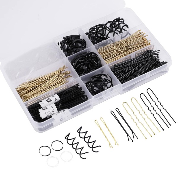 WUBAYI 343 Piece Hair Accessories Set Metal Hair Pins and