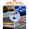 LUMENIX 4PC Magnetic Mounting Mount Pads for Cars Pickup Trucks