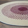 C. Garcia Reversible Braided Rug 4X4 Round Area Rug -
