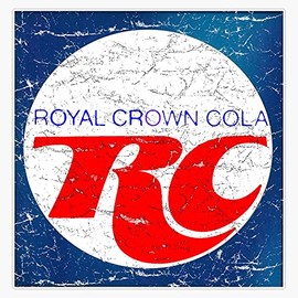 Vintage Rc Cola Design Bumper Sticker Window Vinyl Decal 5"