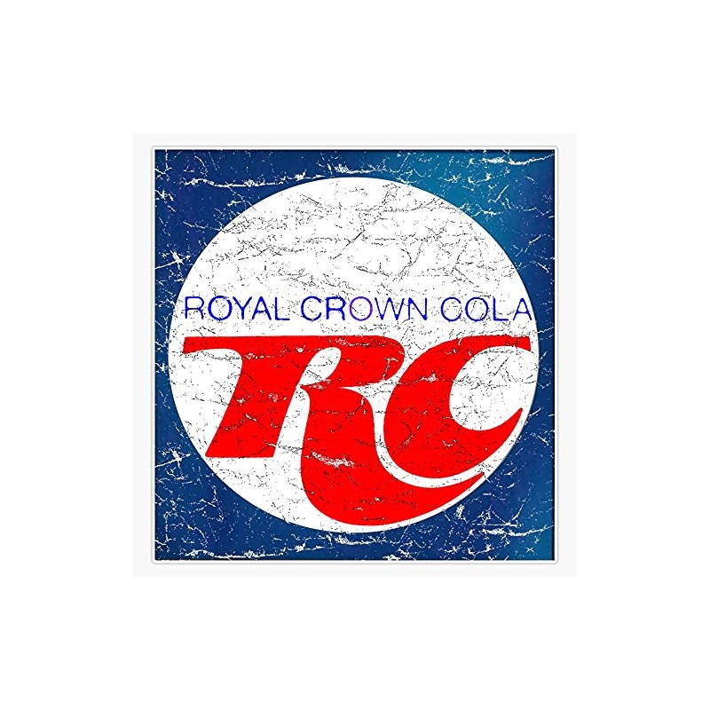 Vintage Rc Cola Design Bumper Sticker Window Vinyl Decal 5"