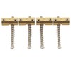 Musiclily Pro 19mm Brass Bass Bridge Saddle Set for 4