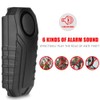 Wireless Bicycle Alarm Lock, Anti-Theft Burglar Wireless Alarm with Remote