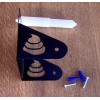 www.metalartetc.com Metal Art Toilet Paper Holder “SH*T!” w/Poop Emoji Man