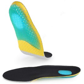 KWIM'S France® Insoles Gel Work Shoes – Orthopaedic Gel Insoles Women Men – Sports Insoles (UK 2-7)