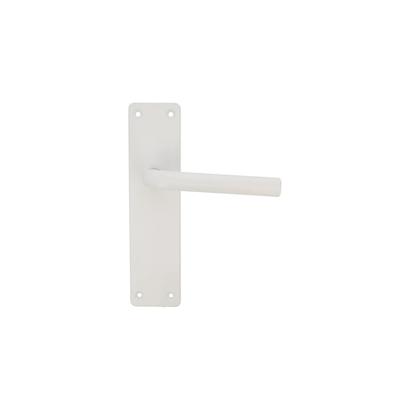 Amig - White Aluminium Handle Set with Square Plate and