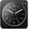 ZEON Travel Analogue Alarm Clock with Light and Snooze Function,