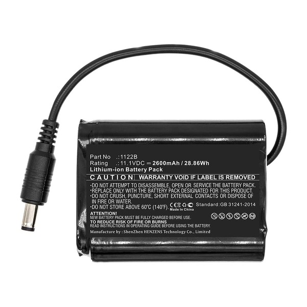 Synergy Digital Mobile Warming Battery, Compatible with Venture Heat 1122B