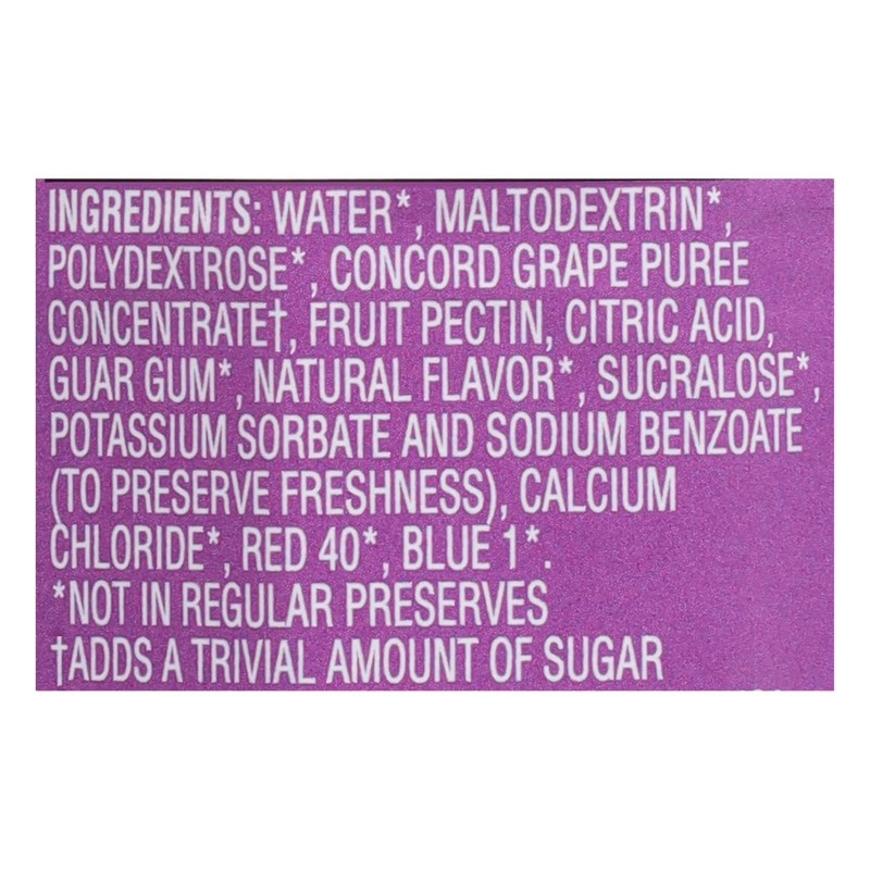 Polaner Sugar Free with Fiber, Grape Jam, 13.5 Ounce