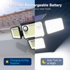 SZPOWER 4500LM Solar Lights Outdoor Waterproof, 254 LED Solar Flood