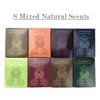 80 Pcs Backflow Incense Cones 8 Mixed Natural Scents Sandalwood