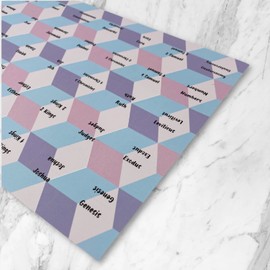 Geometric Bible Tabs for Journaling, Christian Reading Supplies for Women and Girls for Biblical Studies, 2 Pack