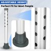 Shower Bench Vertical Extension Kit for Bath Tub Shower Seat,