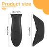 2 PCS Silicone Cast Iron Handle Cover, Cast Iron Handle