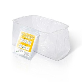 VOOMEY Paint Bucket Liner, 18-Inch Plastic Paint Bucket Liner Bag, 5pcs,Reinforced Bottom, Large Capacity Liner with Elastic Opening