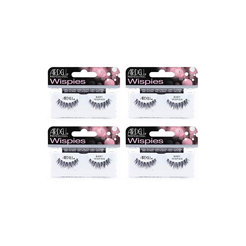 Ardell Natural Lashes Pestañas postizas 105 Black (paquete de 4)