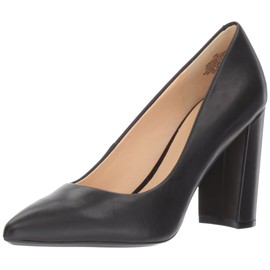 Nine West Women's Astoria9x9 Pump, Black Leather, 5.5