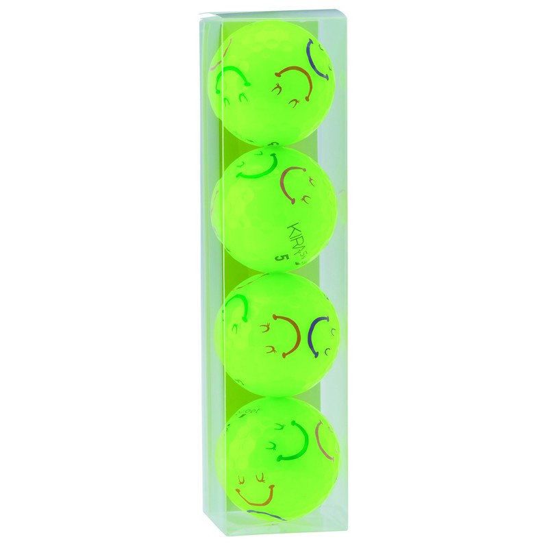 Casco Women's KIRA SWEET Caramelized Golf Balls, 4 Pack Lime