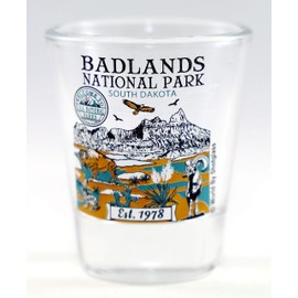 Badlands South Dakota National Park Series Collection - Vaso de chupito
