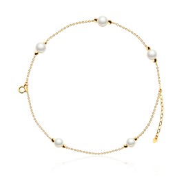 IDOKAWA Women's Bracelet, Pearl, 925 Silver, Popular, Wedding, Birthday, Mother's Day, Valentine's Day, Gift Box Set, Silver