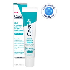 Cerave Gel Control Imperfecciones Ácido Salicílico Momento Aplicación Día Noche Tipo Piel Grasa