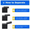 Wukong 20x10x3mm Strong Magnets, 12 Pack Bar Magnet, Square Magnet