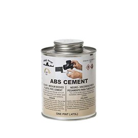 Black, Medium Bodied ABS Cement (Pint)