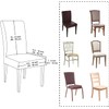 NORTHERN BROTHERS Dining Chair Covers Set of 6, Removable Washable