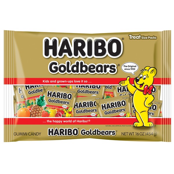 Haribo Goldbears Treat Bags, 16 oz. Bag,  (Pack of 12)