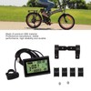 LCD3U Electric Bike LCD Display Meter ABS SM Head Electric
