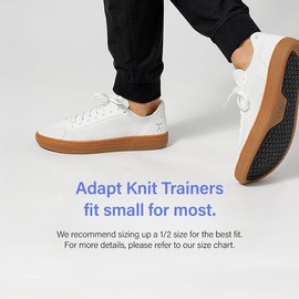 FLUX FOOTWEAR Adapt Knit Trainer – Wide Toe Box Shoe with Earth-Link Grounding, Zero-Drop Sole, Breathable Knit Upper & Machine Washable – Perfect for Daily Wear & Light Training