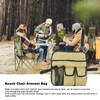 Beach Chair Armrest Bag 600D Oxford Cloth Multifunctional Outdoor Chair