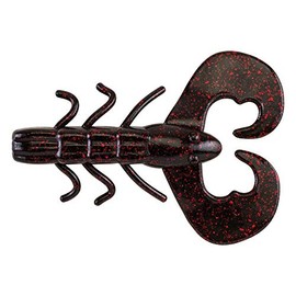 Berkley Unisex Adult PowerBait Fishing Lure Black Red Spot 3" (10 Count)