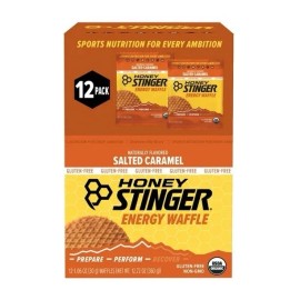 Honey Stinger Organic Energy Waffle Gluten Free Gluten Free Honey Flavor 12 Ct
